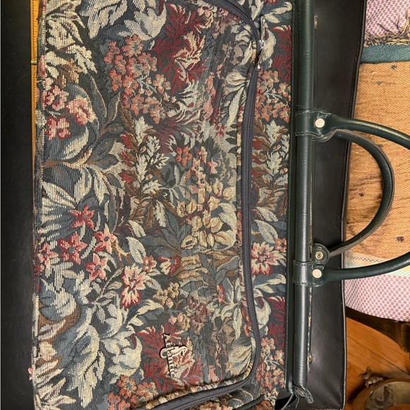 Vintage Atlantic Large Floral Tapestry Travel Bag
